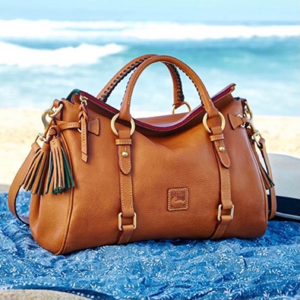 Dooney & Bourke Florentine Satchel Natural